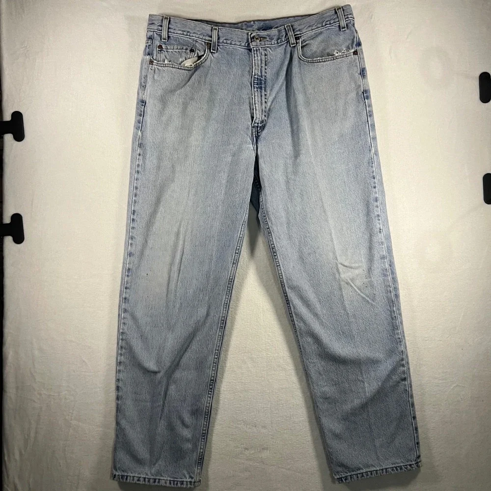 Y2K Levi's 550 Mens Light Wash‎ Relaxed Fit Jeans Size 39x31
